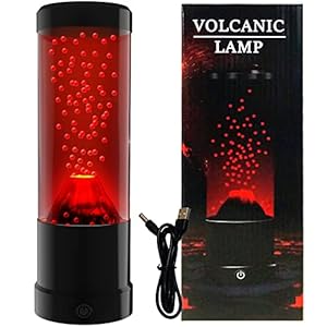 Lava lamp for Adults, LED Multi-Color Changing Lamps Volcano Novelty Night Light Mood Table Lamp for Home Bedroom Office Desktop Decoration Novelty Lighting Gifts for Kids Girls Boys Teens