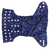 Liukouu Drei-Schicht-Design Einstellbare Waschbar Wiederverwendbare Baby, Kleinkind Stoffwindeln Taschenwindeln Mit Stark SaugfäHigem Material Und AtmungsaktivitäT(02)