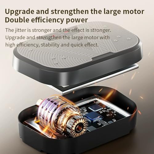 Plataforma vibratoria para ejercicio y pérdida de peso, equipo de fitness para gimnasio deportivo, quemador de grasa con 99 velocidades ajustables miniatura 5
