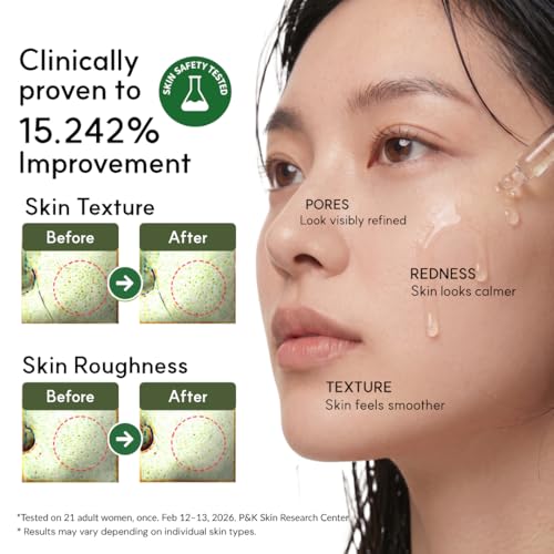 Image of Heartleaf Cica CHIMTOK Spicule Serum, Micro-Spicule, Liquid Microneedling for Pore Texture & Skin Renewal, Centella Asiatica + Heartleaf for Soothing Sensitive Skin 1.01 fl oz