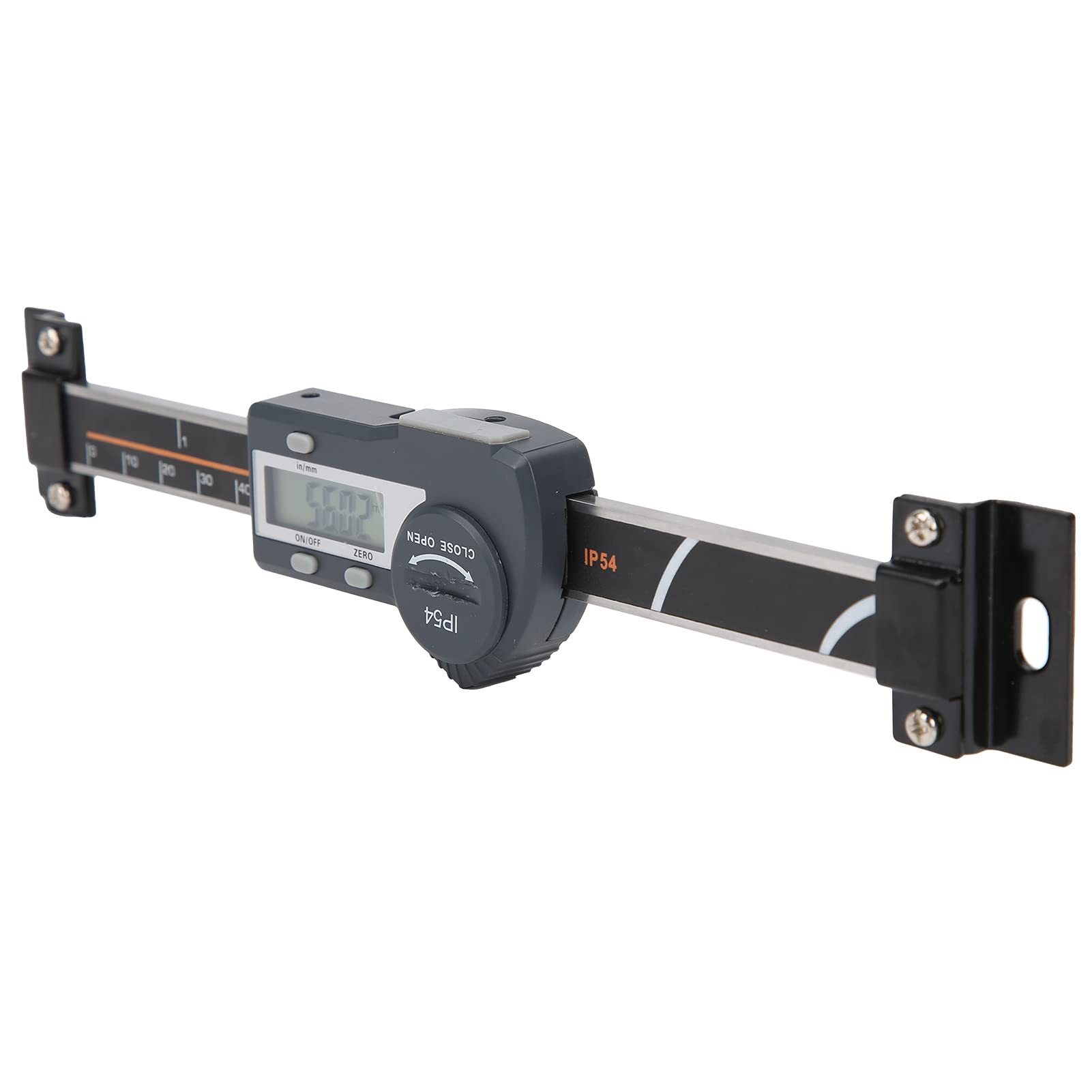 Vernier Zacisk hamulcowy cyfrowy miernik poziomy, przemysłowe narzędzie pomiarowe z wyświetlaczem LCD, zakres 0-100 mm, stop aluminium i tworzywo sztuczne, do tokarek i