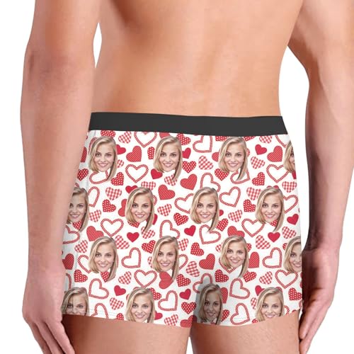 Custom Boxers for Men, Personalized Funny Boxers for Birthday Valentine's Day Underwear With Faces Underwear Boyfriend Gifts4