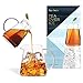 Tea Forte Tea Over Ice Steeping Pitcher + Ceylon Gold 5 Count Individually Wrapped Handcrafted Pyramid Infuser Iced Tea Bags, Each Steeps 24 oz.