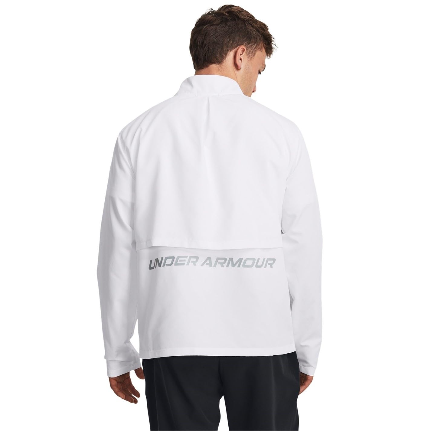 Under Armour Men Storm Run Jacket Vêtements De Course Running Jacket White 100/Steel 035 - White