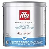 illy Iperespresso Capsules Decaf 21 per pack