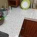 Livelynine 24 X197 Inch White Granite Countertop Contact Paper Waterproof Peel and Stick Countertops Laminate Sheets Kitchen Counter Top Covers Bathroom Renter Friendly Wallpaper Cabinet Vinyl Wrap