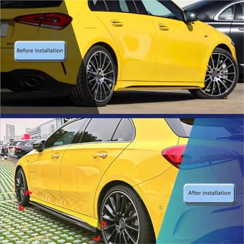 Falda lateral de modificación para Benz CLA200 y A200 modelos desde 2018 5