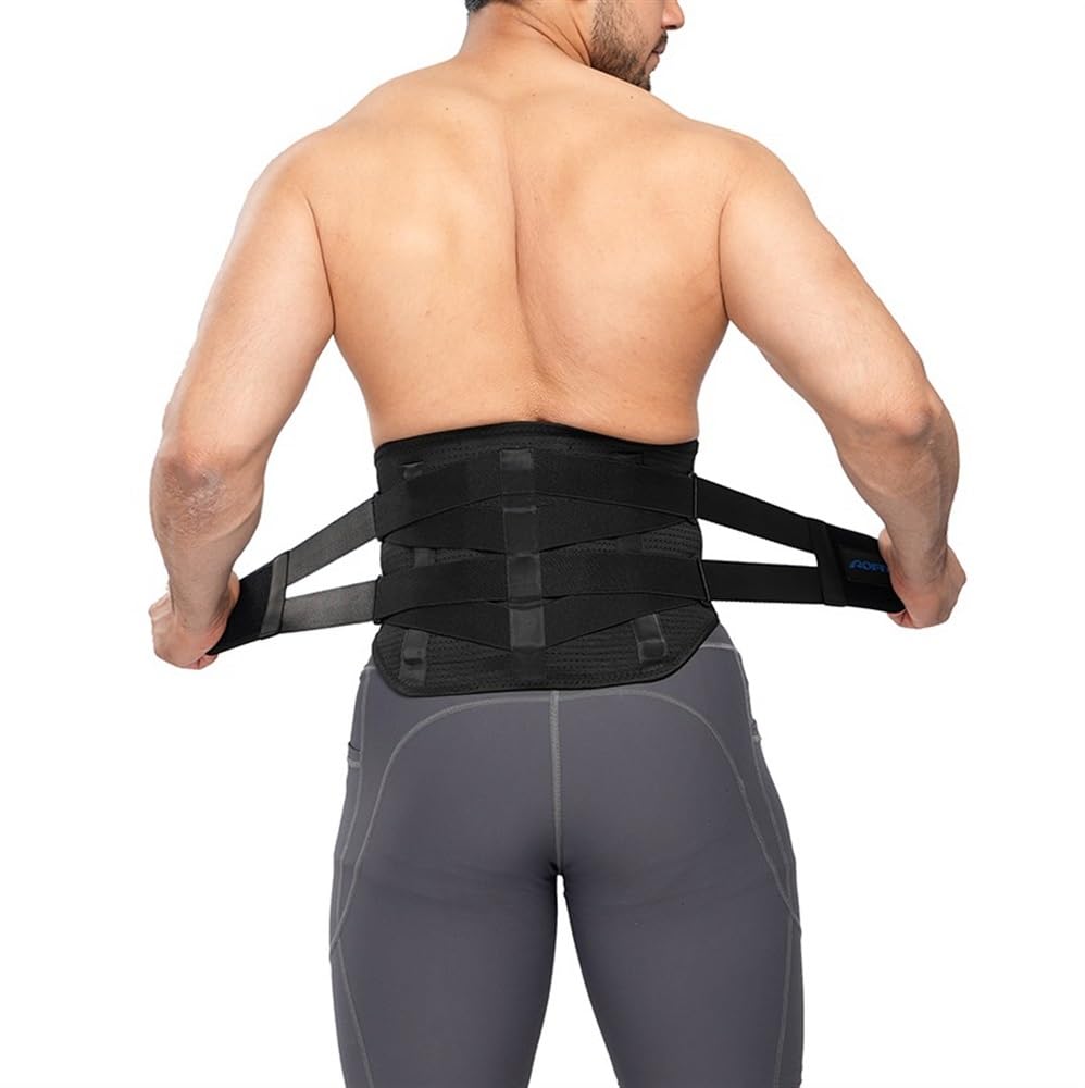 TTDGYYXW Soporte Inferior para Hombres y Mujeres Cinturón de descompresión de Columna Lumbar presurizado de Doble Capa Cintura Transpirable Corrección de Espalda Faja de protección Deportiva Hermosa