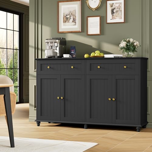 Finetones 134 Buffet Cabinet With Storage, 55.1 Inch Large Sideboard Buffet Cabinet thumb #3