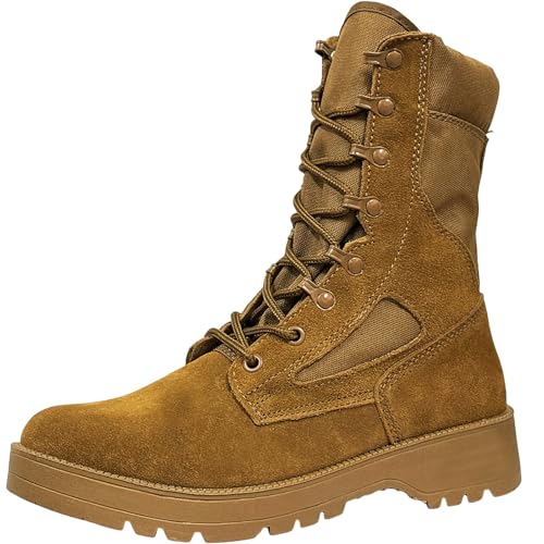 Mens Military Tactical Boots Man Lace Up Hiking Work Army Boots Outdoor Men Combat Shoes