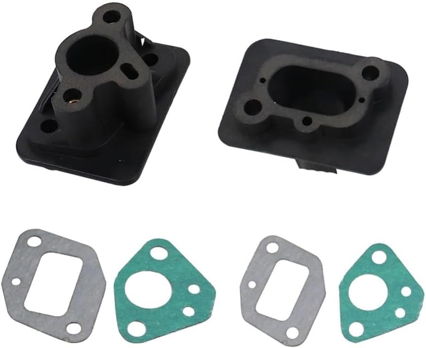 Parts Tools Fit for 40-5 43CC 52CC Brush Cutter Manifold Carburetor Base Connector Admitting Pipe Carb Adaptor