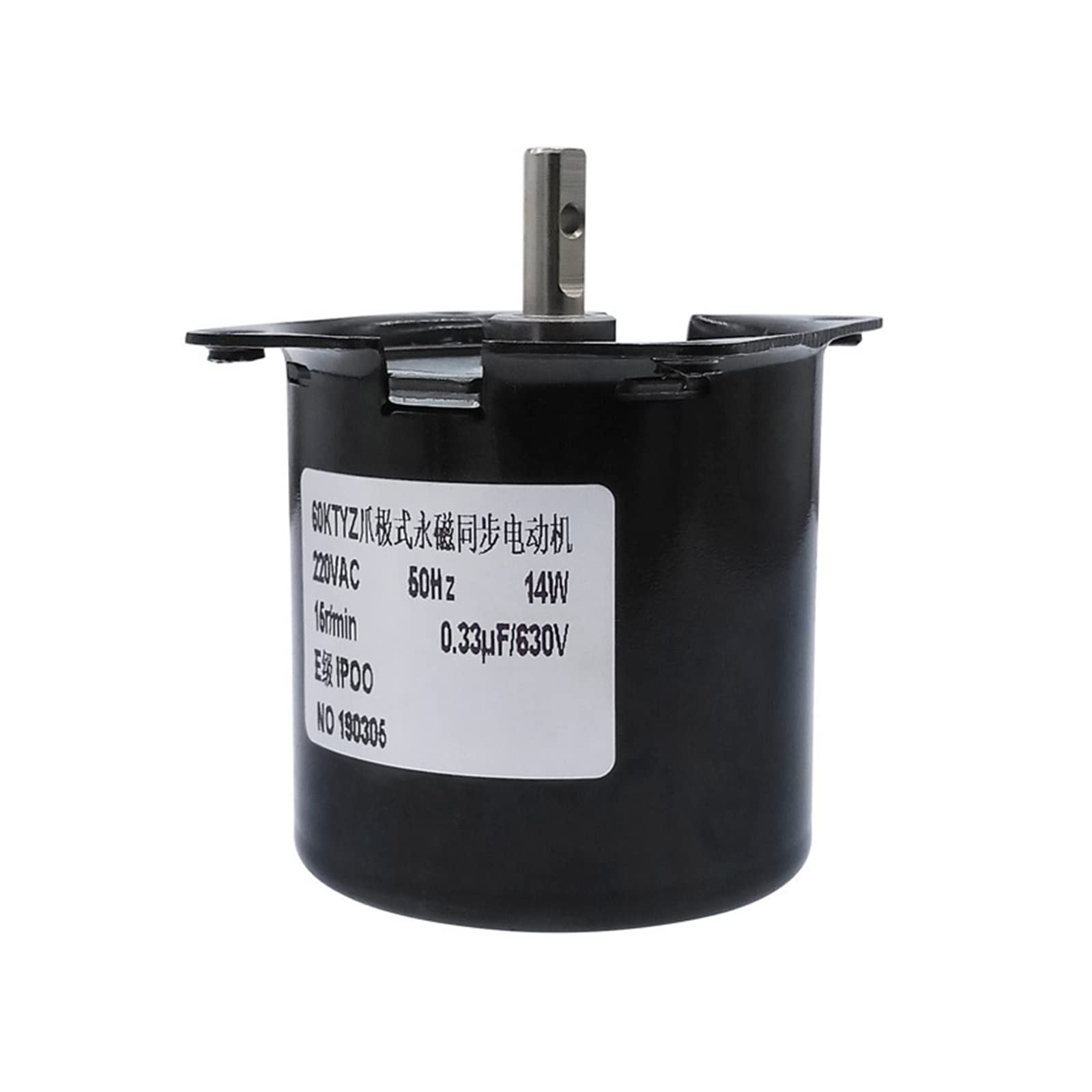 Moteur synchrone 60KTYZ AC 220V 14W motoréducteur rotatif de 80 rpm pour automatisme