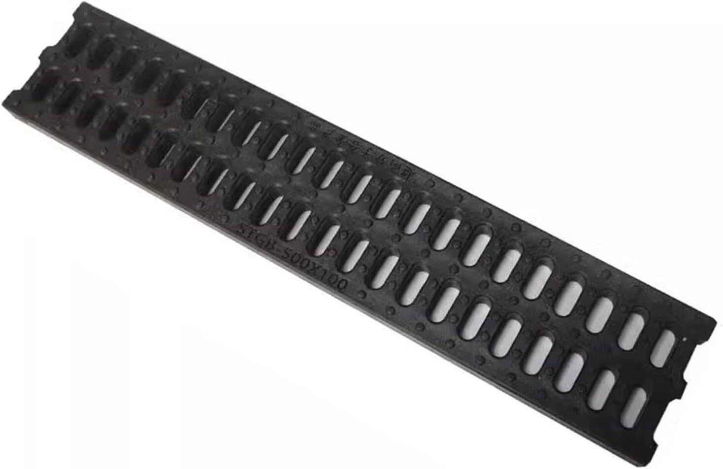 Grille de drainage à canal étroit en plastique renforcé haute résistance