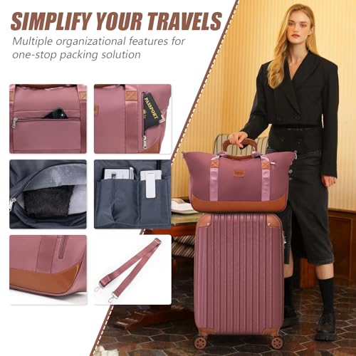 Image of Cosbarn Luggage Sets, Lightweight Durable Hardshell, 5 piece Suitcase Sets