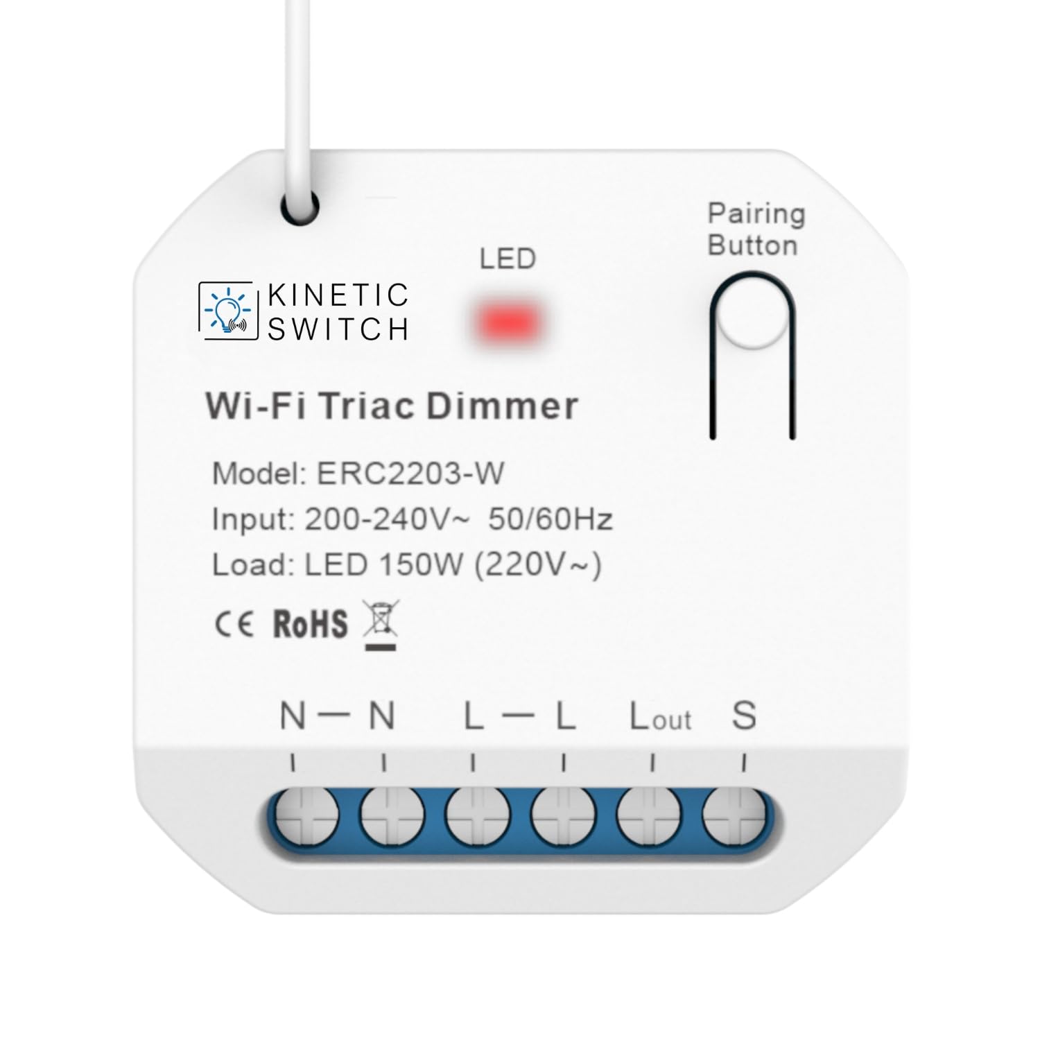 Kinetic Switch Funk-Dimmer Empfänger smart (Tuya) zur Steuerung & Erweiterung