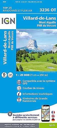 IGN - Villard-de-Lans / Mont Aiguille / PNR du Vercors (3236OT)