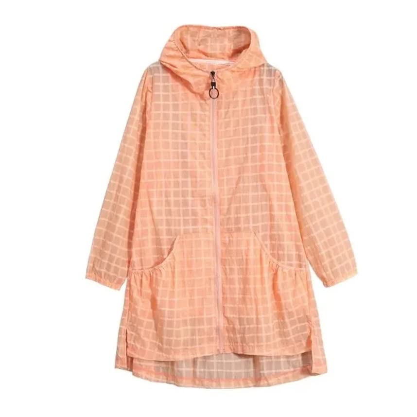Vêtements de protection solaire longs femmes veste de plage mince été dames WQHPLMD L