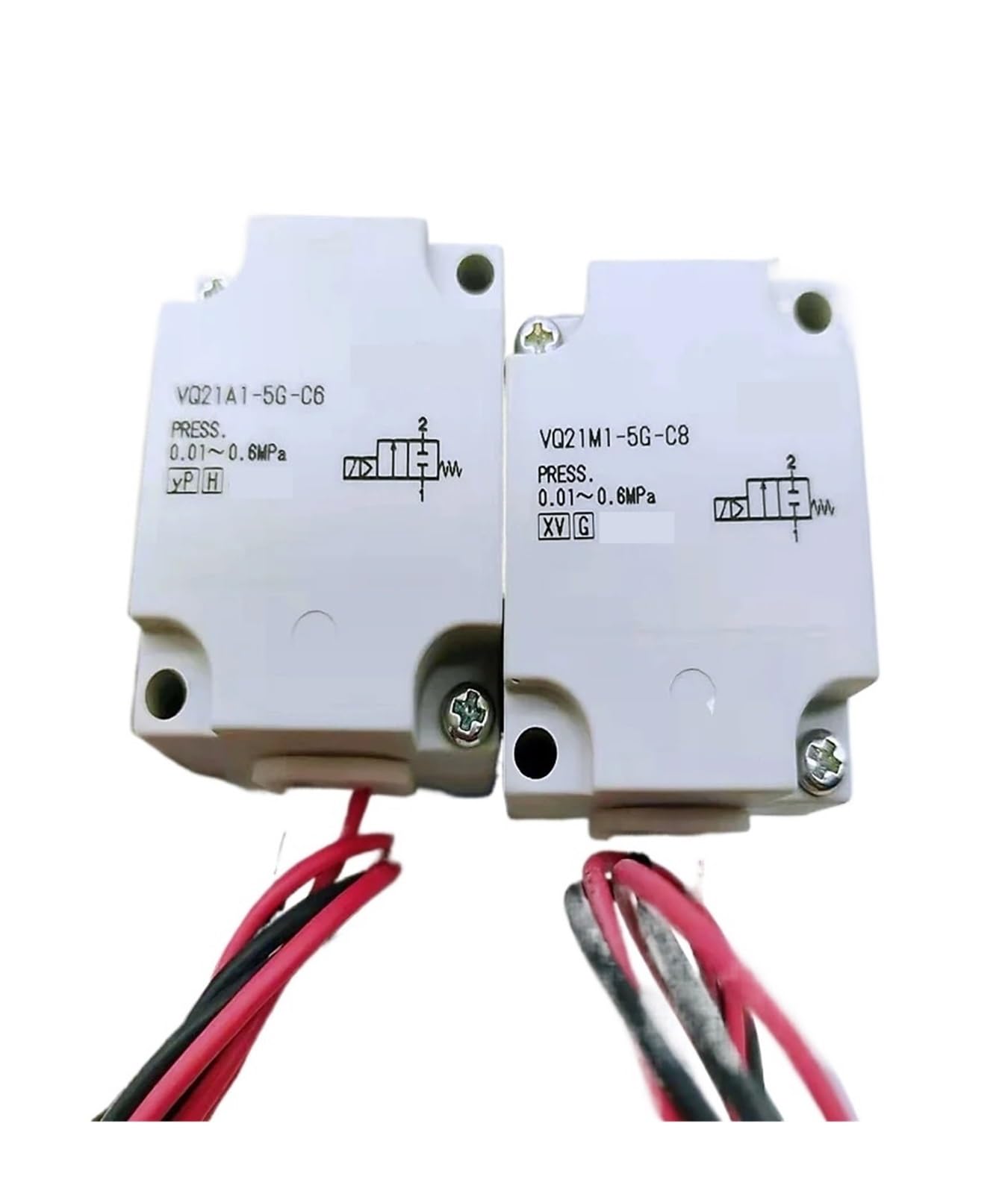 Électrovanne VQ21M1-5YZ-C6 distributeur bipneumatique raccordement C6