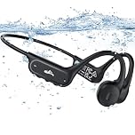 Auriculares Conducción Osea Natacion,Auriculares Deportivos Impermeables IP68 Bluetooth 6.1,Auriculare inalámbricos con Reproductor MP3 Integrado y Memoria de 32 GB,para Correr, Fitness y Ciclismo