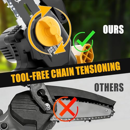 Image of Mini Chainsaw Compatible with DeWalt 20V MAX Battery