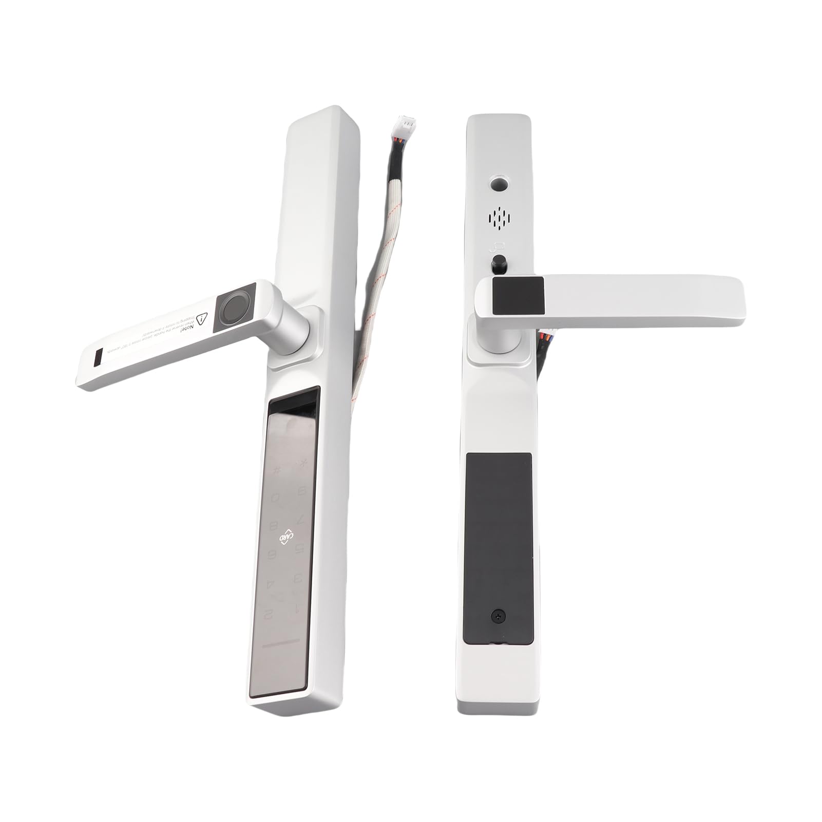 Cuifati Cerradura de Puerta con Huella Digital, WiFi, Control por App sin | Cerradura de puerta inteligente con 5 métodos de desbloqueo, aleación de aluminio, para puerta de entrada, hogar, oficina