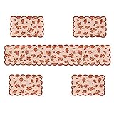 AJAYCA Farmhouse Table Runner with Placemats Set of 4, Maple Leaves Lace Table Decorations, 13 x 72...