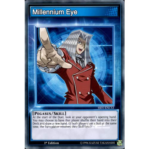 YuGiOh SS01-ENCS3 1st Ed Millennium Eye Common Skill Card