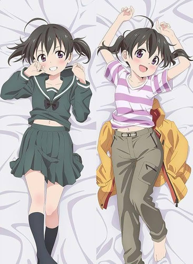 ヤマノスス　抱き枕カバー　スムース　2wayトリコット　正規品　ひなた　あおい ヤマノススメ サードシーズン]描き下ろし抱き枕カバー（あおい）