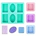 Produktbild Chudian Seifenformen Silikon, 3X Rechteckige Seifenformen Soap Mold für handgefertigte Seife DIY Handarbeit Seifen Formen Oval Seifengießform Seifenförmchen für Seifenherstellung(Zufällige Farbe)