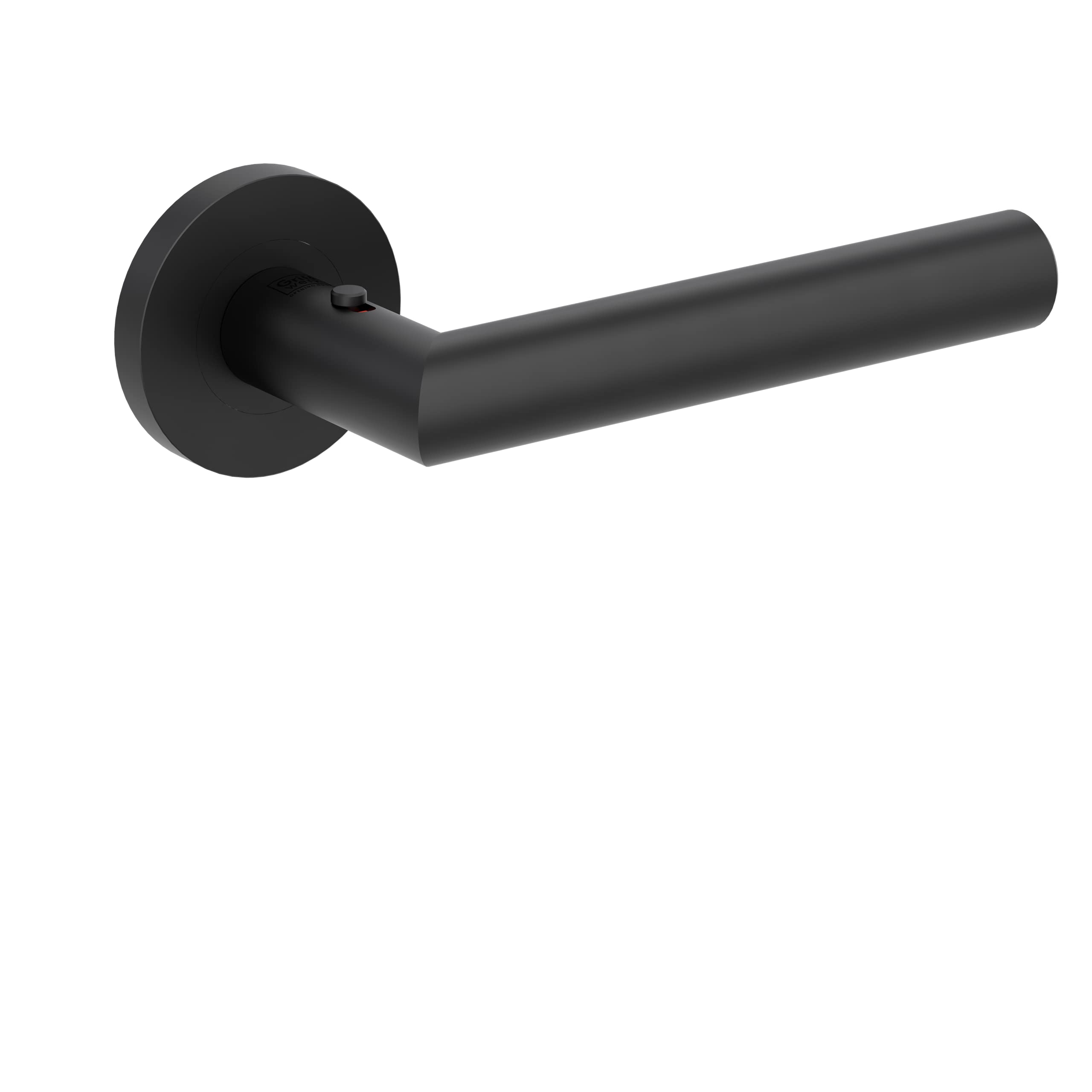 Türdrücker / Türbeschlag - LUCIA PROFESSIONAL Graphitschwarz smart2lock - mit Schließmechanik im Griff - schließen/verriegeln ohne Schlüsselrosette (DIN LINKS)