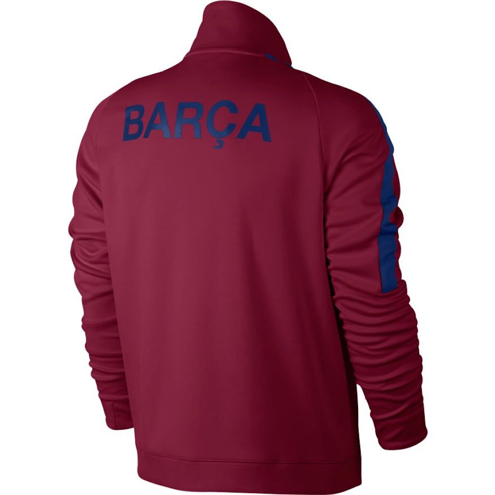 Buy Nike FC Barcelona Soccer Franchise Jacket (X-Large) Noble Red