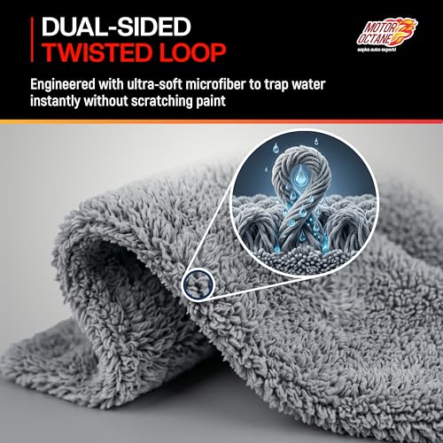 Image of Microfiber Car Cleaning Cloth 550 GSM | Thick Dual-Sided Towel for Car & Bike | 40x40 cm | Multipurpose Ultra-Soft Edgeless, Lint-Free, Scratch-Free, Fast-Drying, Reusable | Pack of 3
