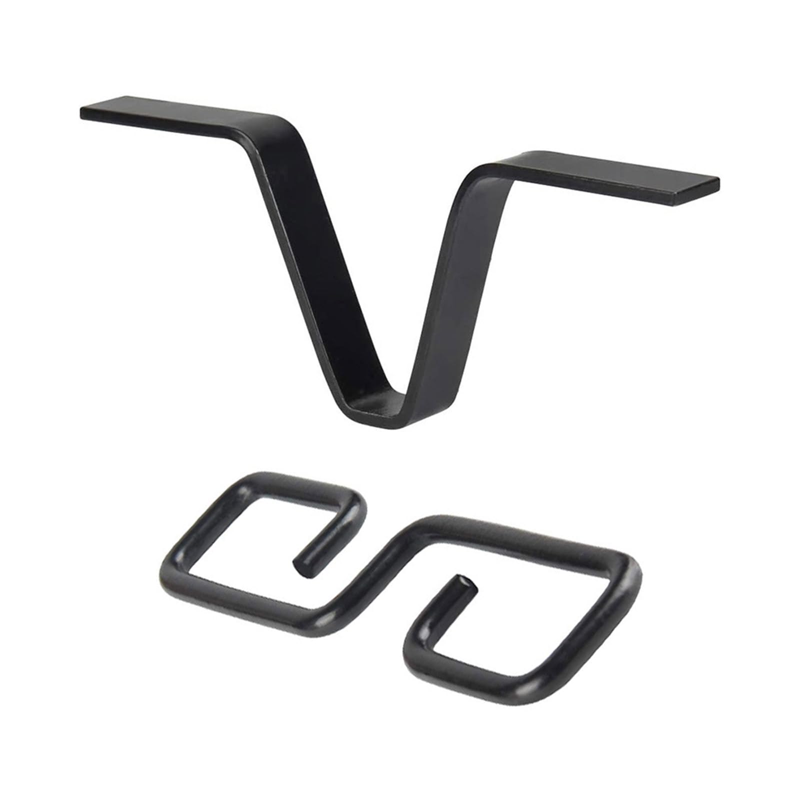 MICFENY Practical Iron Rain Chain Hook Rain Chain Gutter Adapter Clip V Shaped Hook Hanger for Enhancing Outdoor Aesthetic