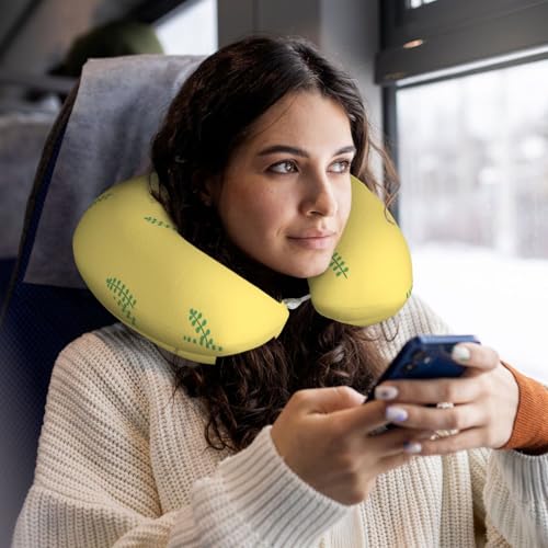 Almohada de viaje de espuma viscoelástica en forma de U miniatura 5