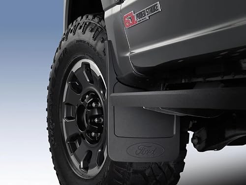 Miniatura 8 de Par de protectores contra salpicaduras delanteros Super Duty OEM 2023+ para modelos sin molduras de rueda y labio