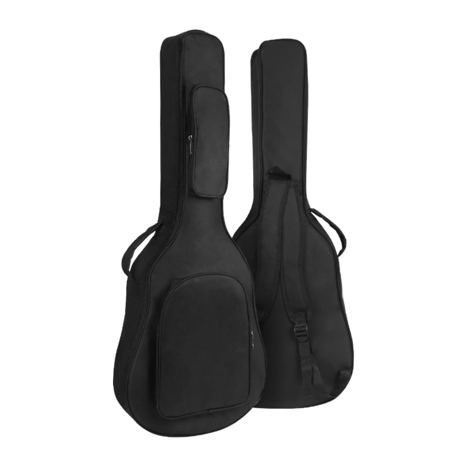 Torba na gitarę 41 cali, akustyczna, elektryczna, wyściełana, wodoodporny, regulowany pasek, osłona przeciwpyłowa, czarna