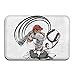 Produktbild Klotr Fußabtreter, Home Door Mat Baseball Softball Player Doormat Door Mats Entrance Rugs Anti Slip 40x60 cm for Indoor Outdoor
