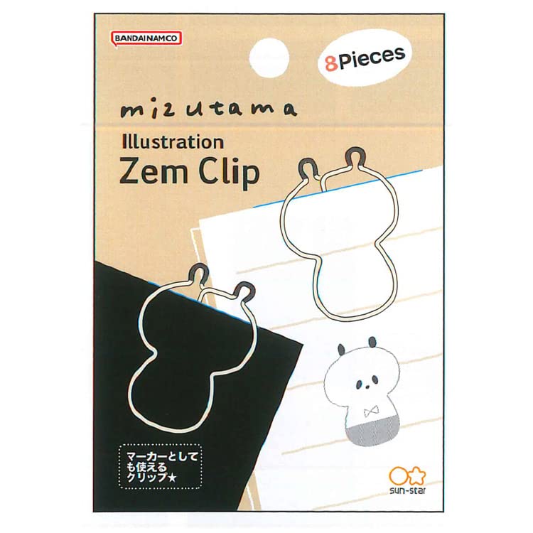 Amazon | サンスター文具 mizutama クリップ イラストゼムクリップ