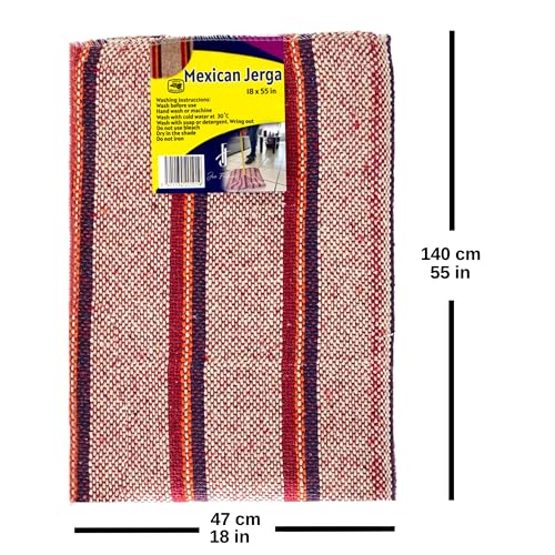 JF Jose Fincowski- Mexican Jerga Multi-Purpose Extra Large 19x55, Floor Microfiber Cleaning Cloths, Set 6 pcs, Includes Dish Scrubber. Perfect for Mopping and Floor Cleaning. Jerga Mexicana (1)2