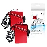CEYDEY 2 Pack Sport Waterproof ID Card Badge Holder Case with Lanyard Cover Multiple Credit Cards,...