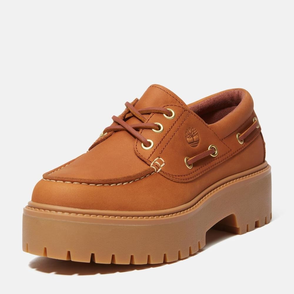 STRINGATE Donna TIMBERLAND TB0A2GVFEM7 BOAT SHOE RUST RUST