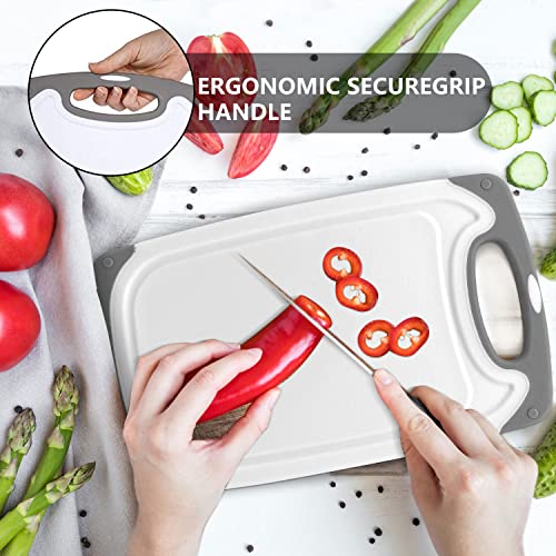 Tagliere Cucina, 3Pcs Set di Taglieri in Plastica