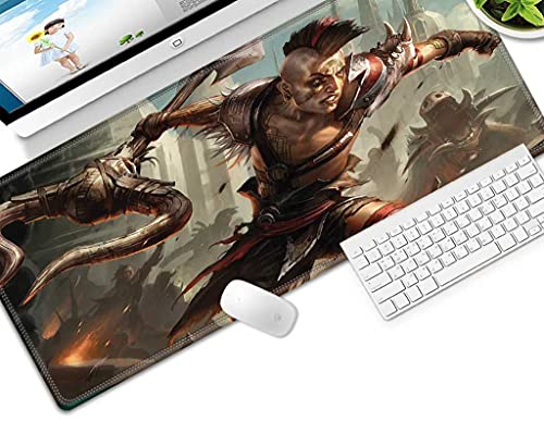 Tapis de souris gaming XXL anime 1000x500 mm en caoutchouc pour PC