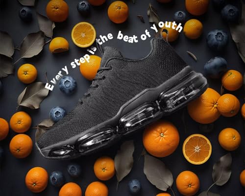 Womens Air Cushion Running Shoes Walking Jogging Fitness Gym Fashion Sneakers Lace Up Casual Comfortable Work Tennis Sport Athletic Trainers2