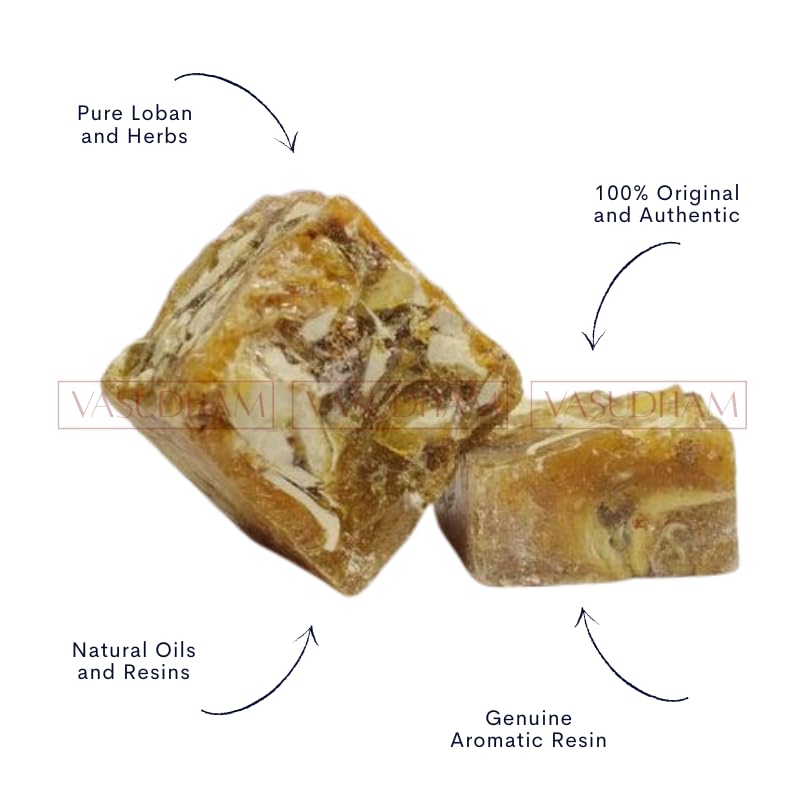 Image of Natural Pahadi Loban Premium Frankincense for Dhoop Dhuni, Meditation, and Positive Energy - 100 Gm| Pack of 1