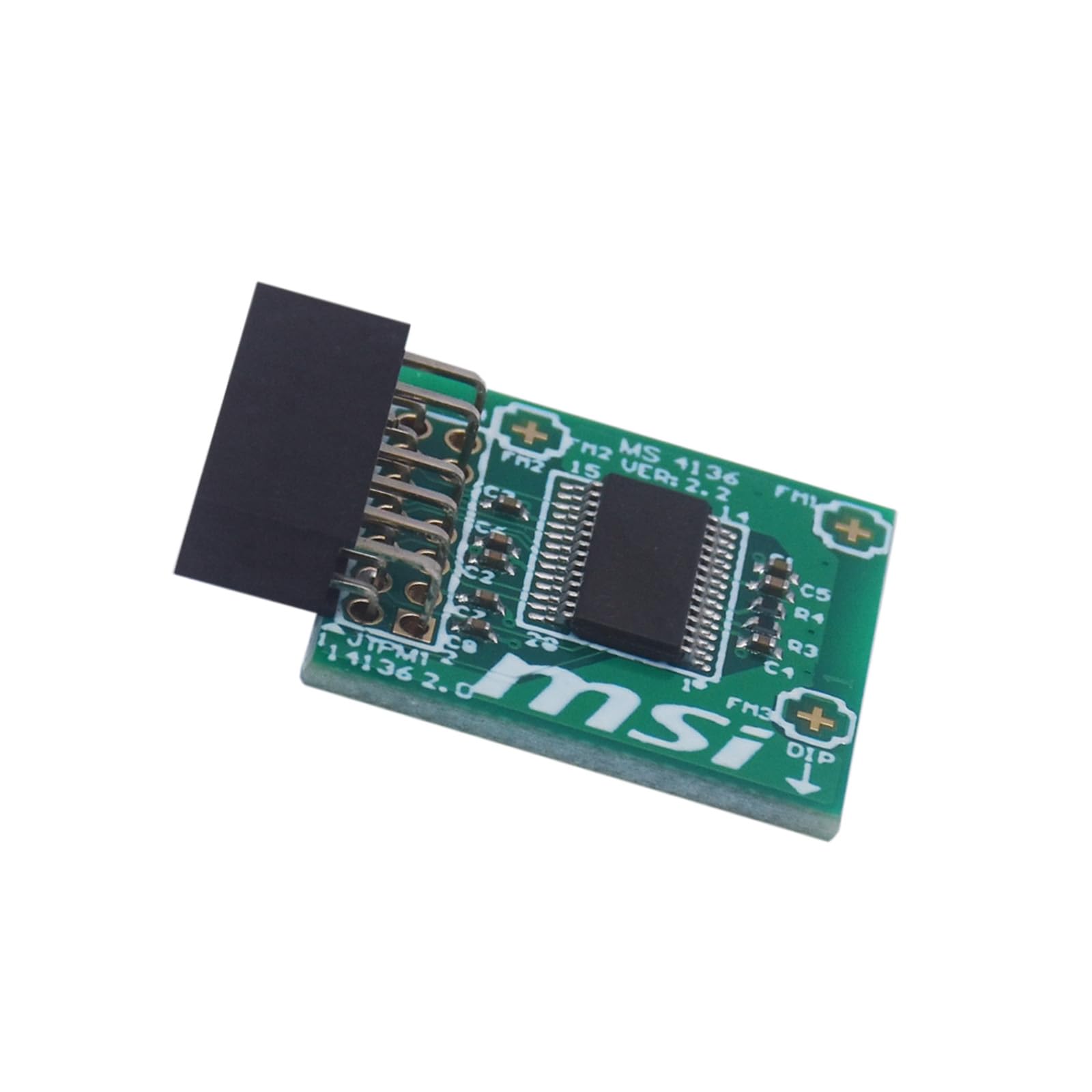 Modulo TPM MS-4136 professionale TPM2.0 Modulo di sicurezza Adattatore per computer piattaforma affidabile per connettori per computer di impostazione domestica