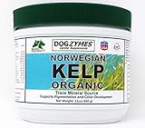Dogzymes Organic Norwegian Kelp for Pets, a Valuable Nutrition Source Rich in Iodine to Support Gland Function, Especially The Thyroid (12 Ounce)