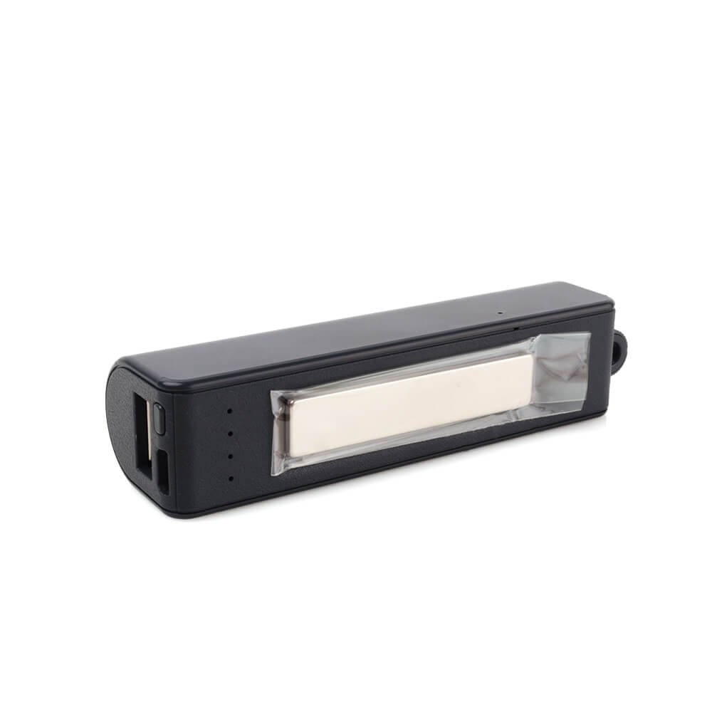MQ-L500 mod antracite - Chiavetta USB Dittafono Spy Powerbank. Fino a 2 settimane di registrazione continua o 4 mesi di standby, memoria 16 GB per max. 576 ore