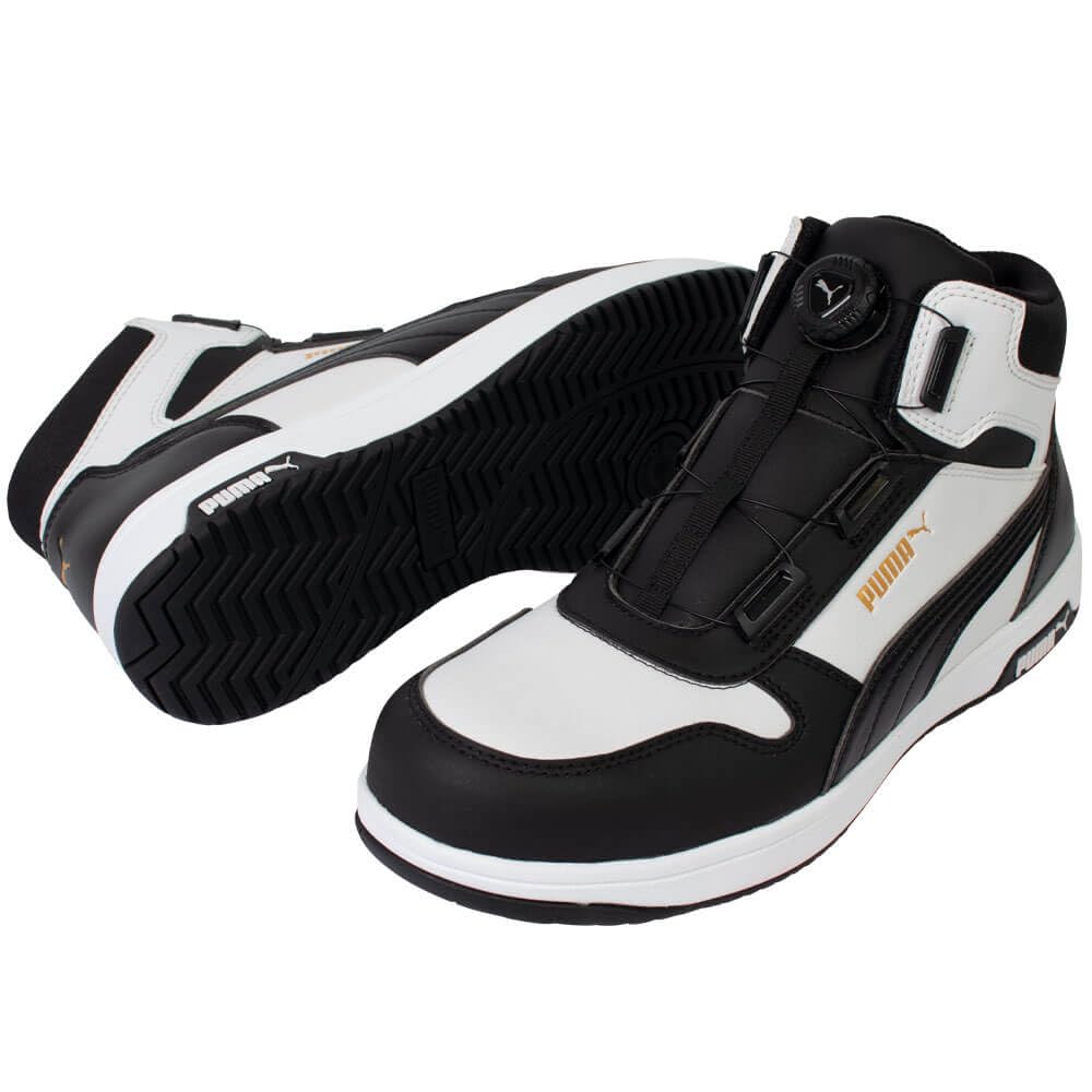 Amazon | [プーマ] 安全靴 FRONTCOURT DISC MID 63.211.0 63.212.0