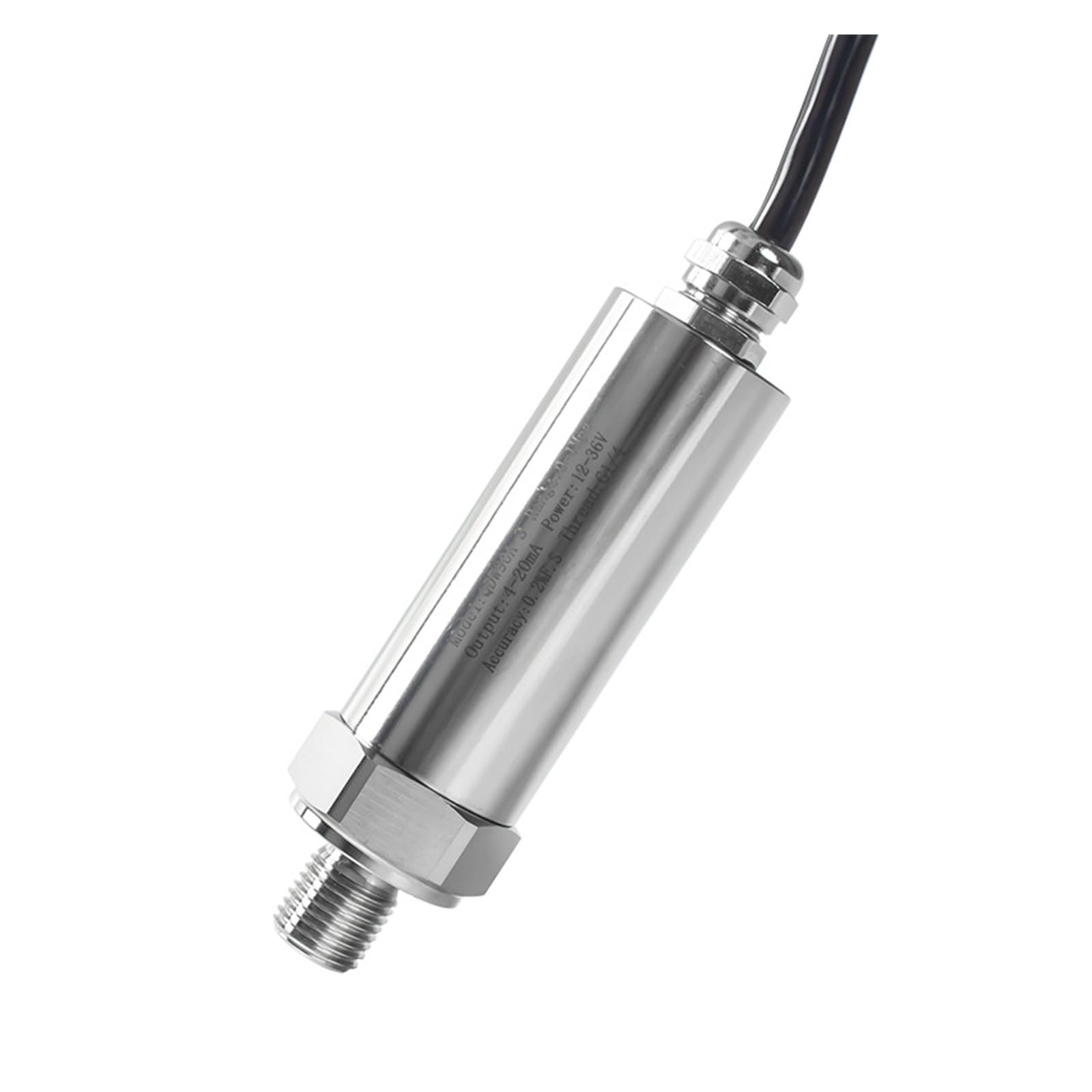 Convertidor de Sensor de transmisor de presión a prueba de agua, Cable de Sensor absoluto de salida rs485 de 4-20mA(0-10V output,0-50bar)